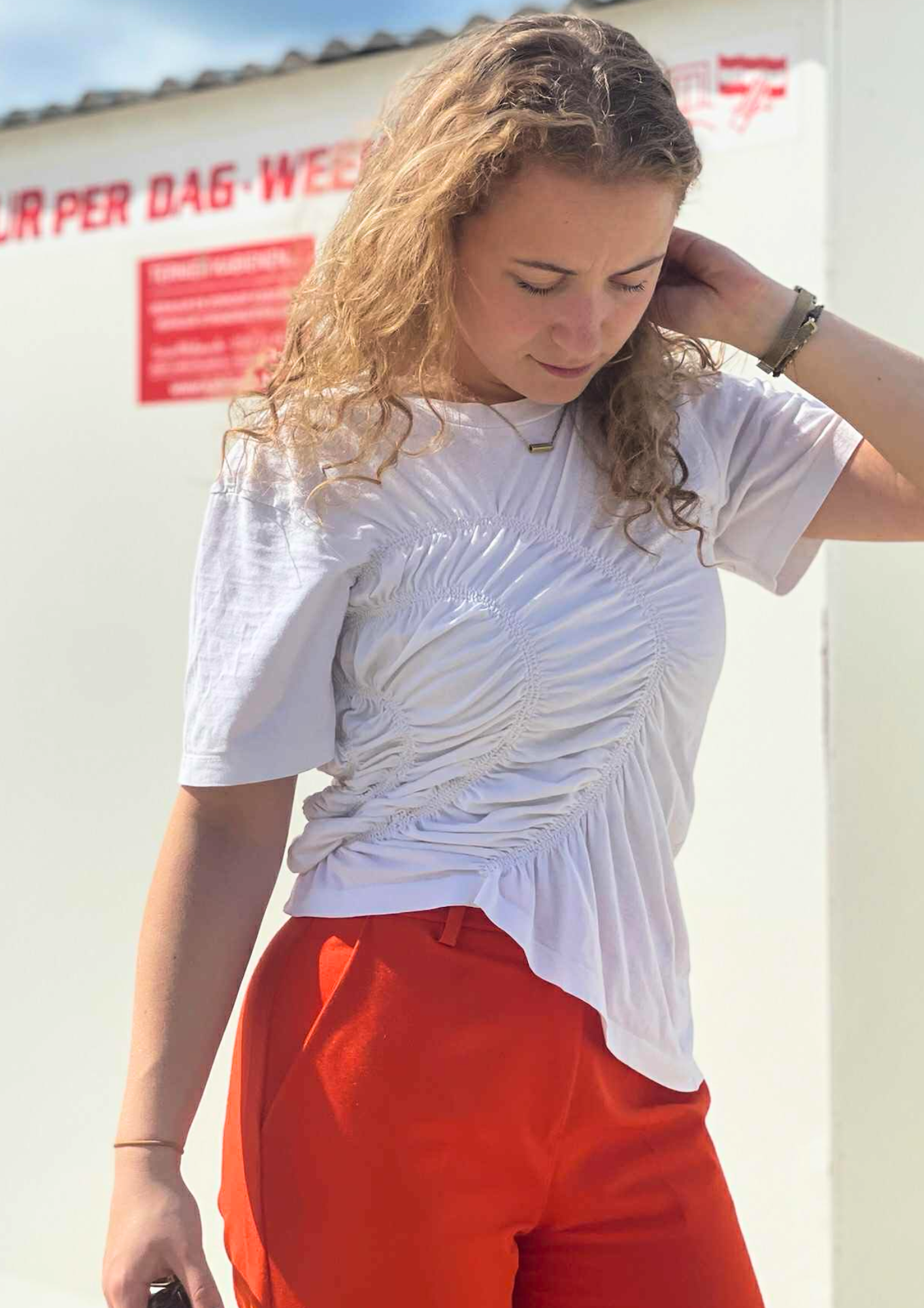 tshirt torsade après