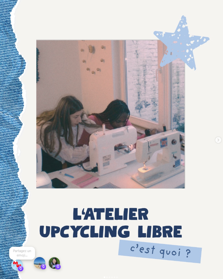 post insta atelier upcycling libre