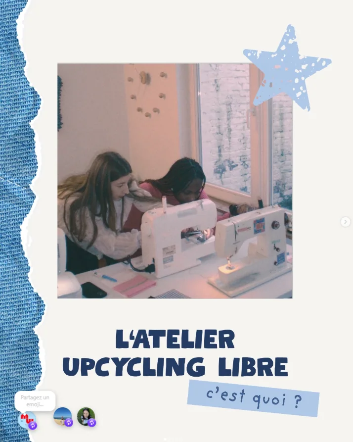 post insta atelier upcycling libre