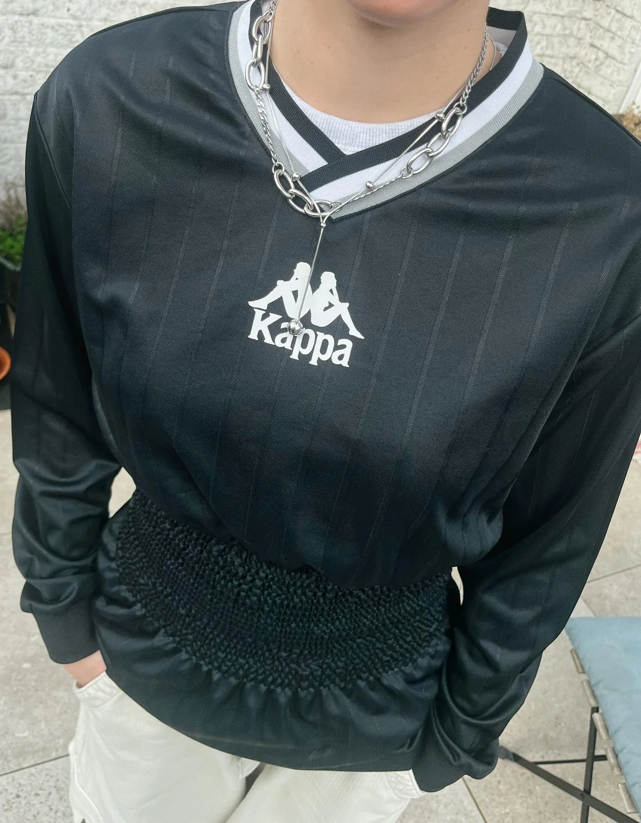 vareuse kappa à smocks