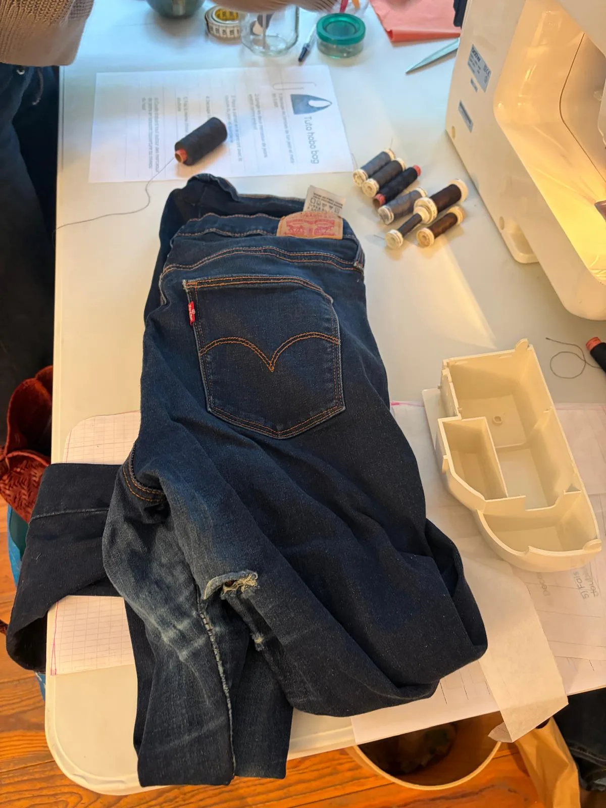 jeans levis avant transformation grand patron