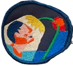 Patch personnage brodé